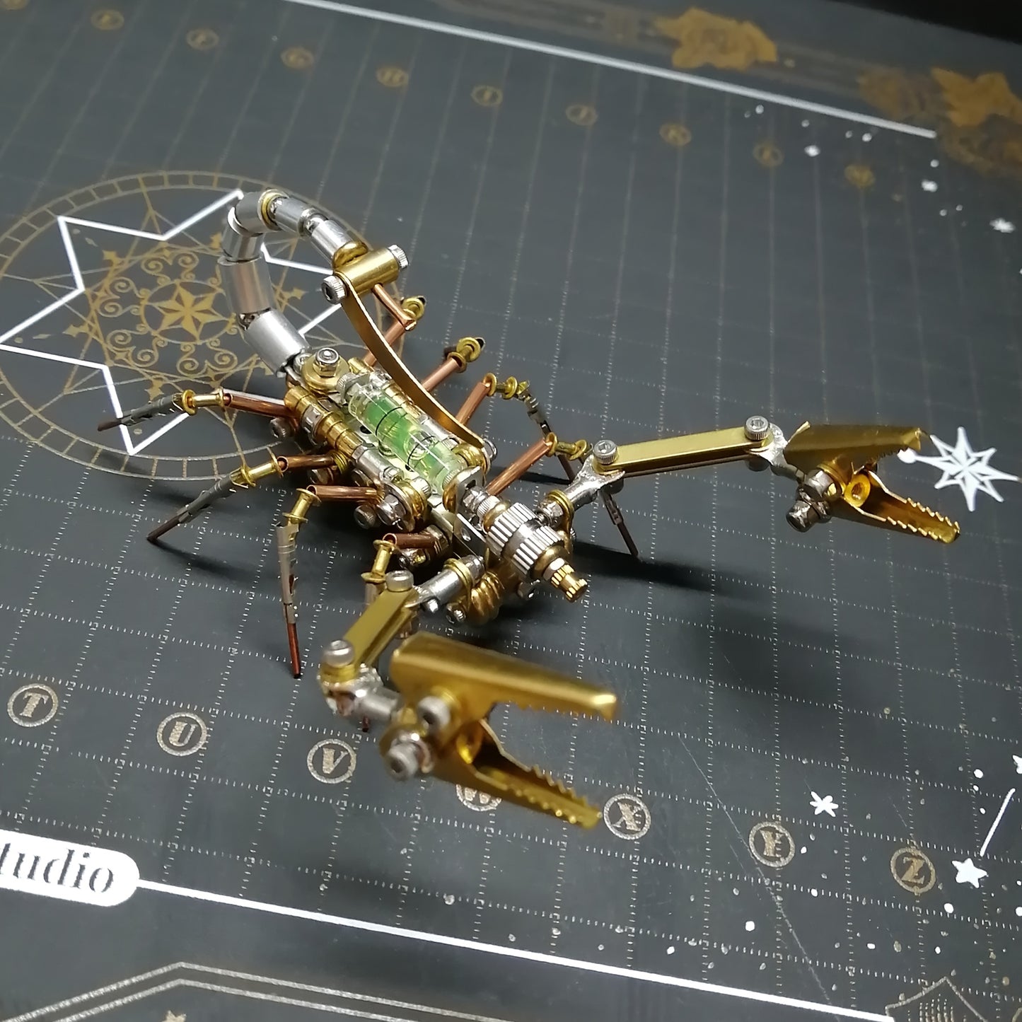 Cyberpunk Mechanical Scorpion Metal Assembly Model