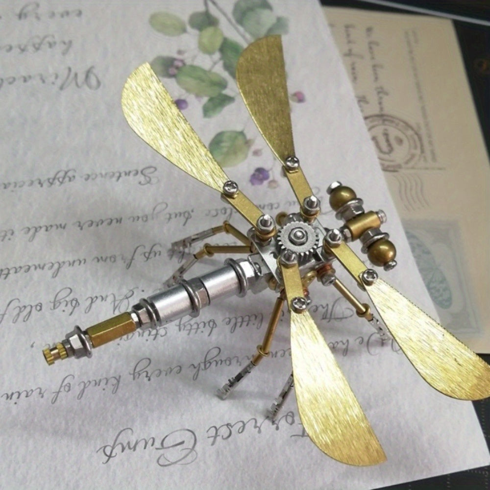 Mechanical Dragonfly Steam Punk Metal