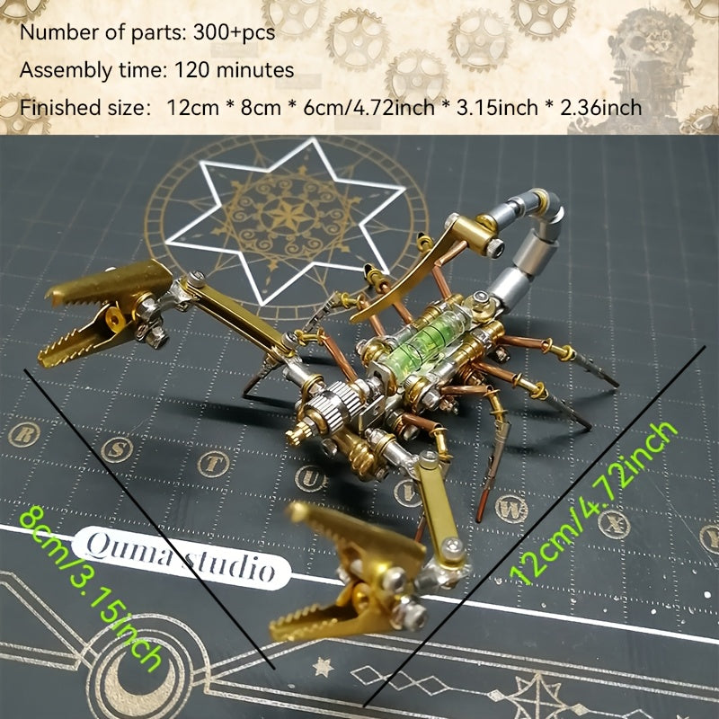 Cyberpunk Mechanical Scorpion Metal Assembly Model