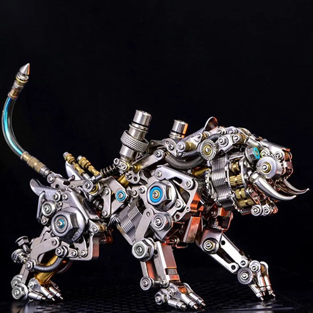 650PCS+ 3D Bengal Tiger / Smilodon Animals Models Kits Metal Assembly Toys Boys Git Bengal Tiger 3d Assembly Metal Model Kits