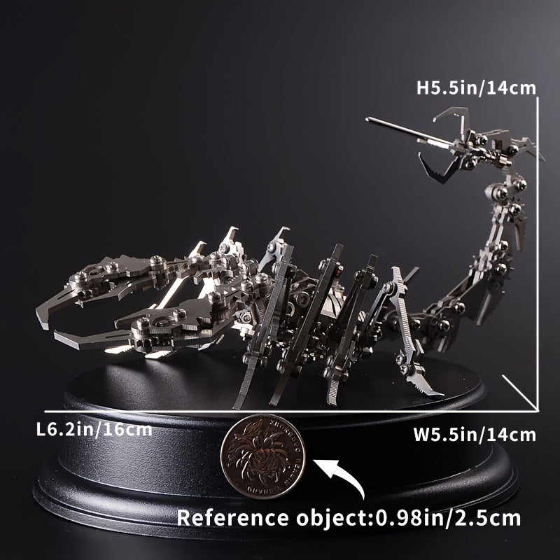 3D Metal Mechanical Scorpion King Model Kit