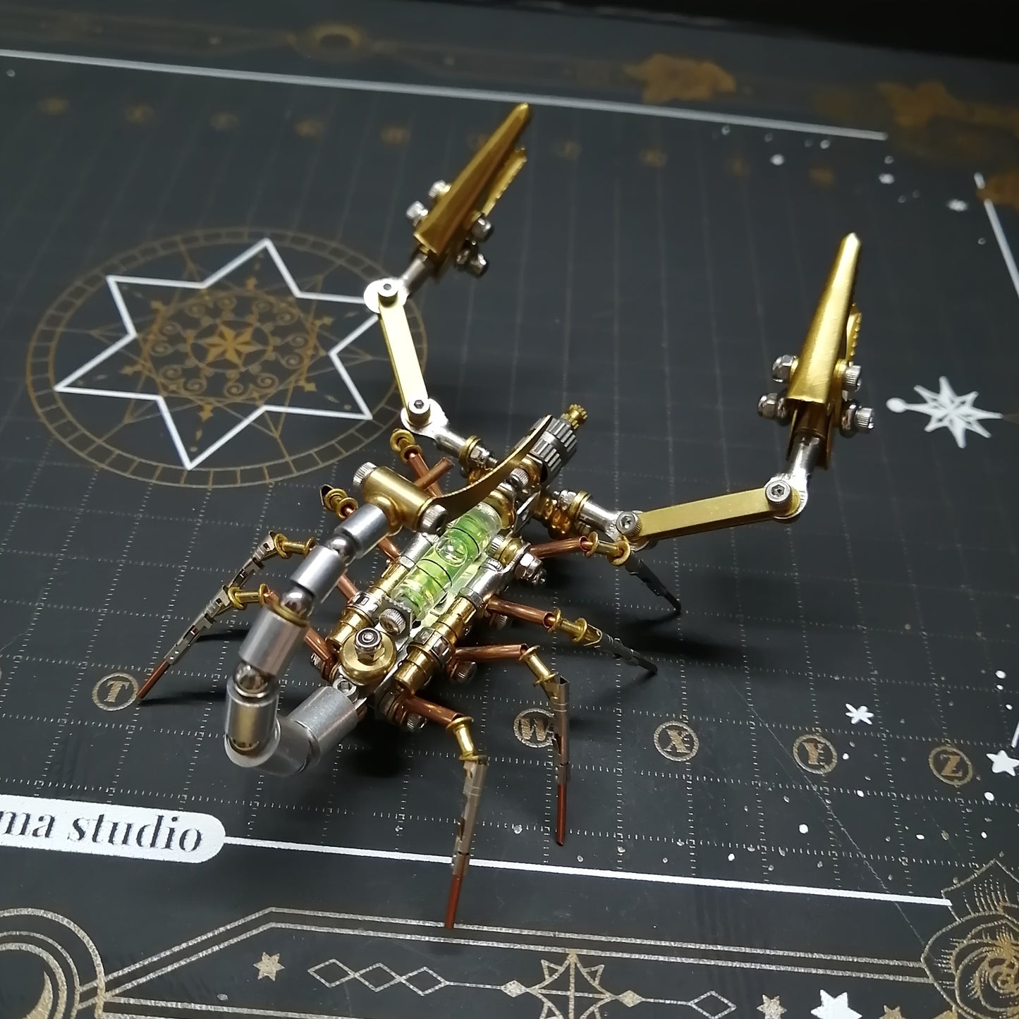 Cyberpunk Mechanical Scorpion Metal Assembly Model